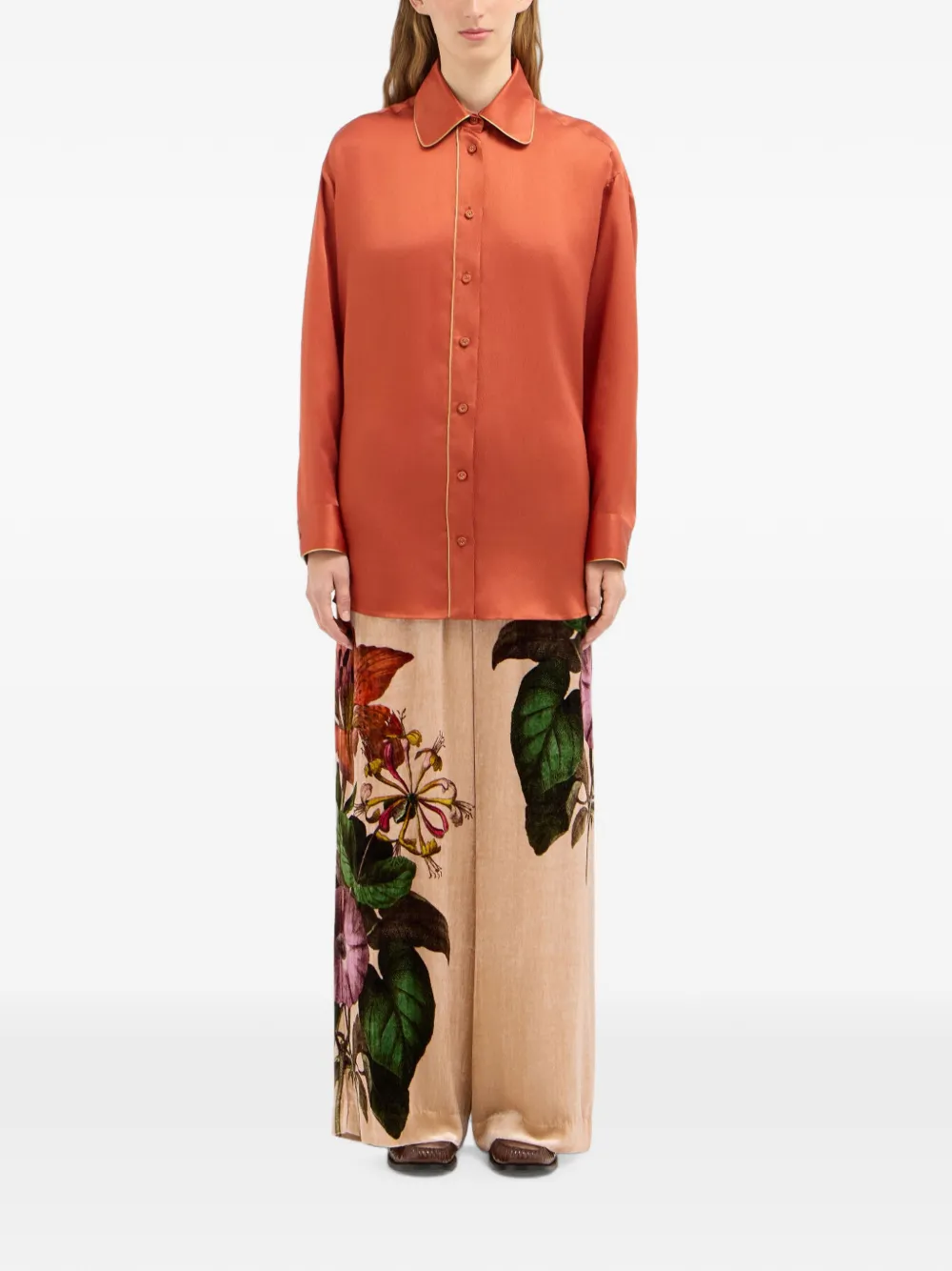 Pierre-Louis Mascia Mutka shirt met lange mouwen Oranje