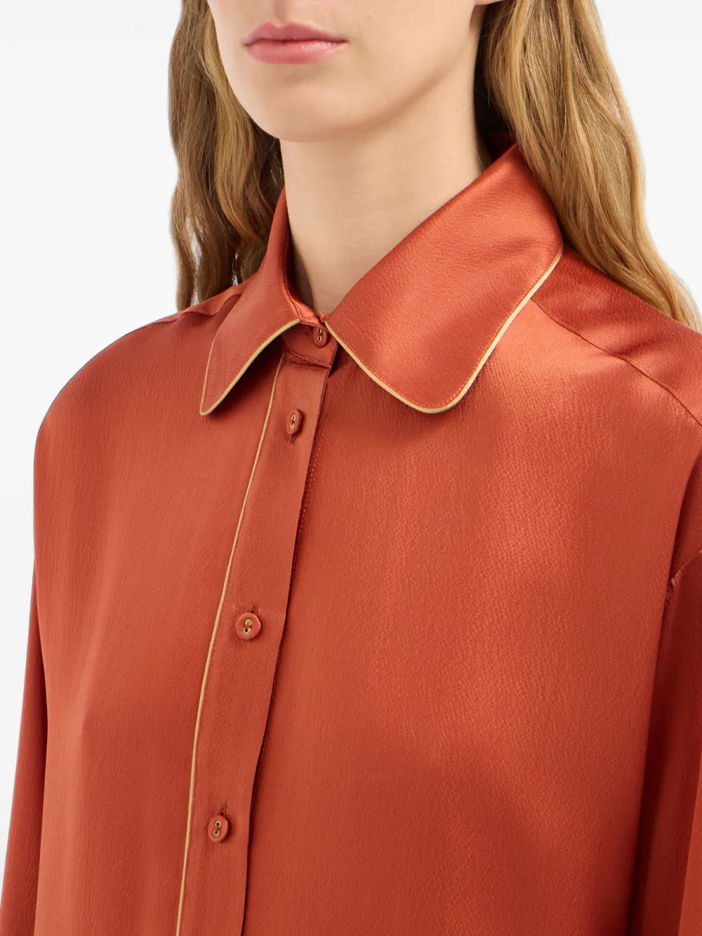 Pierre-Louis Mascia Mutka shirt met lange mouwen Oranje