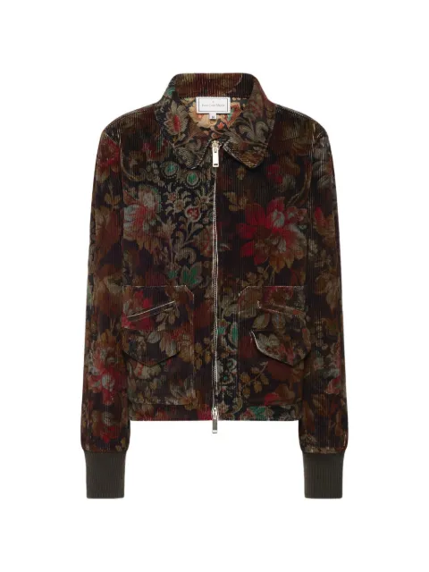 Pierre-Louis Mascia Gridox floral-print bomber jacket