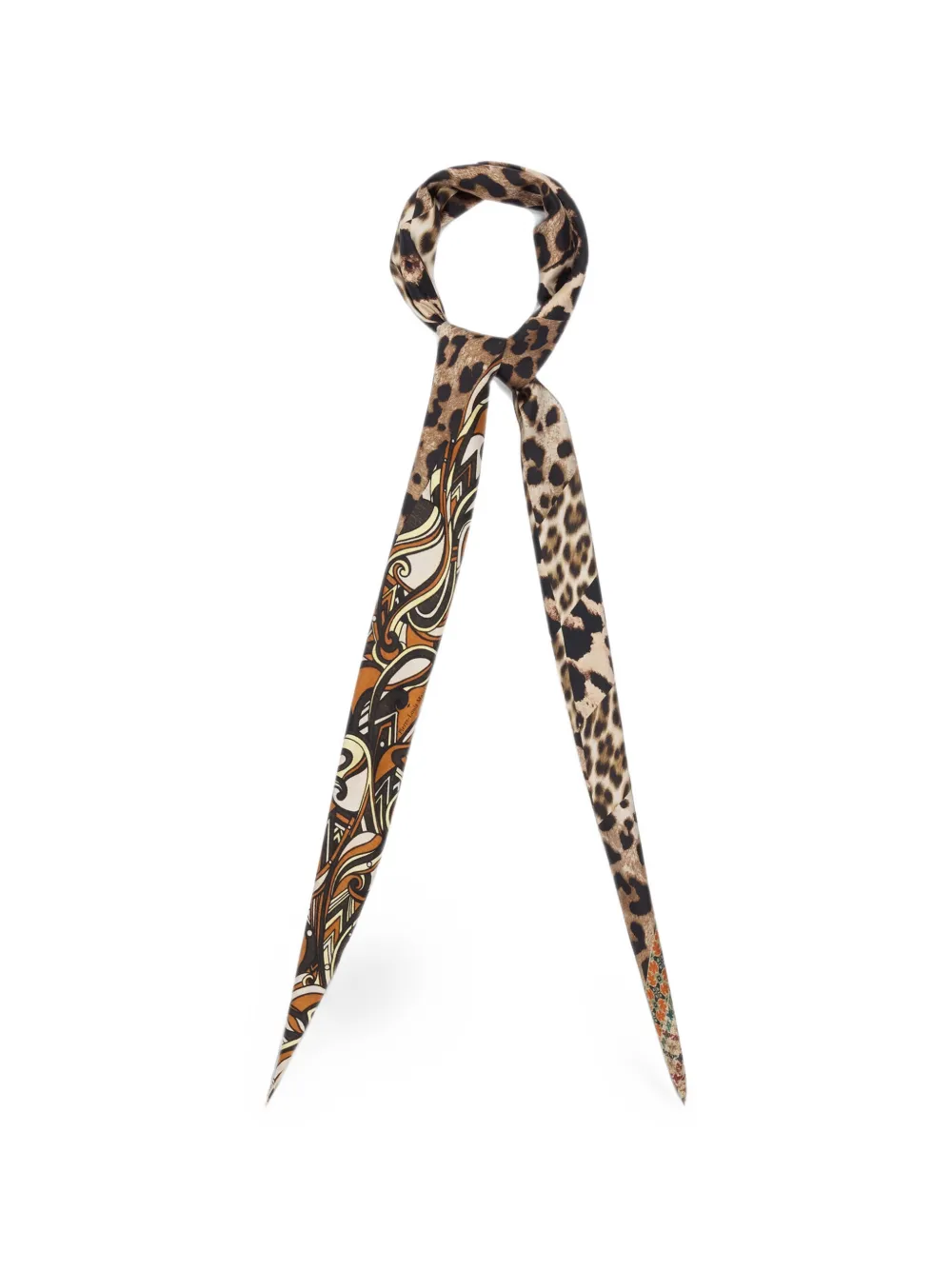 Pierre-Louis Mascia Aloeuw silk scarf - Braun
