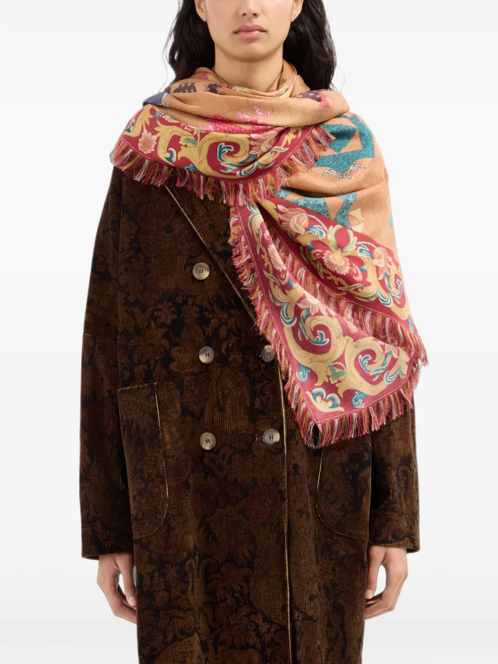 Pierre-Louis Mascia Aloeux sjaal Beige