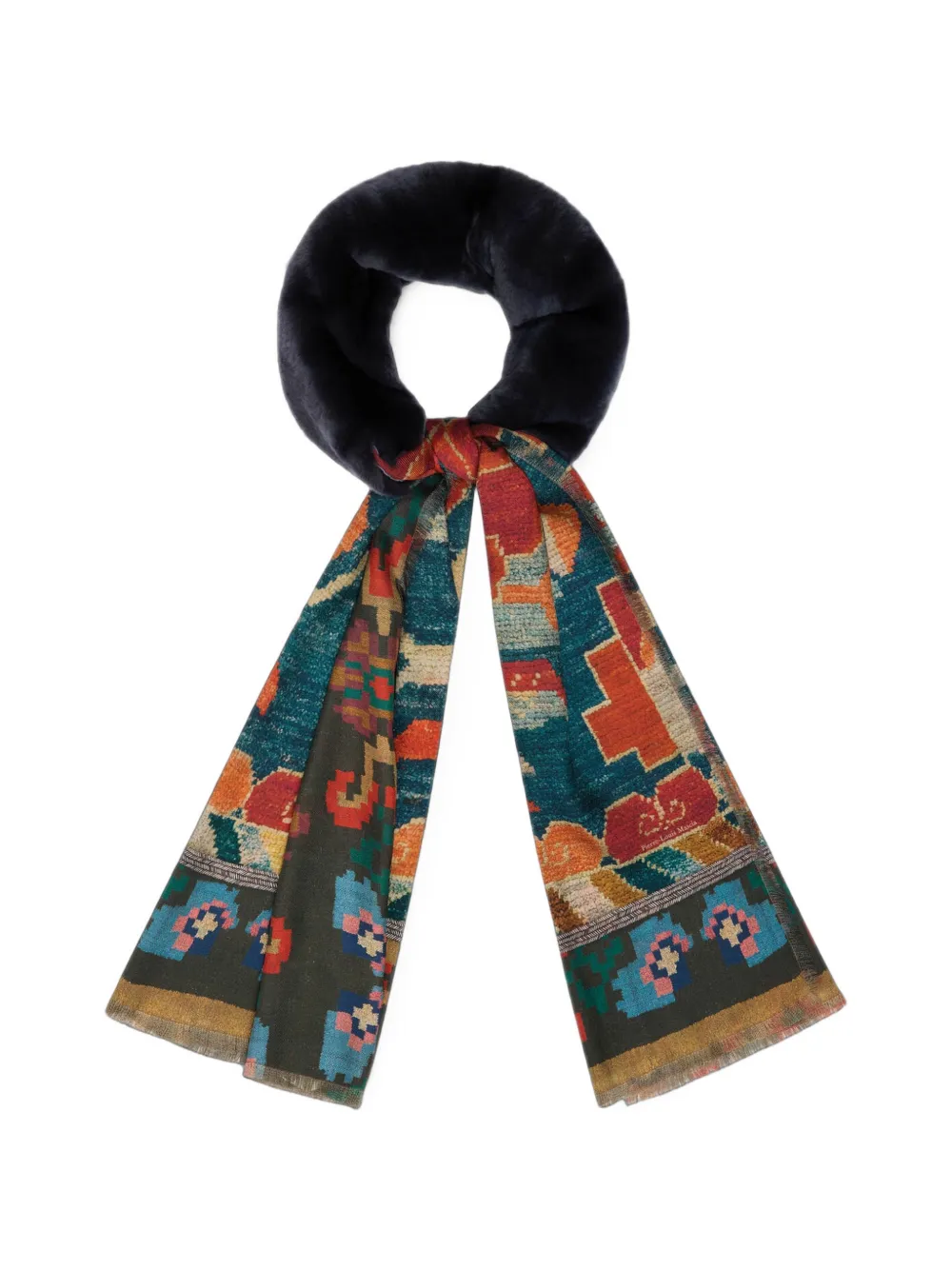 Pierre-Louis Mascia Fanory silk scarf - Blau