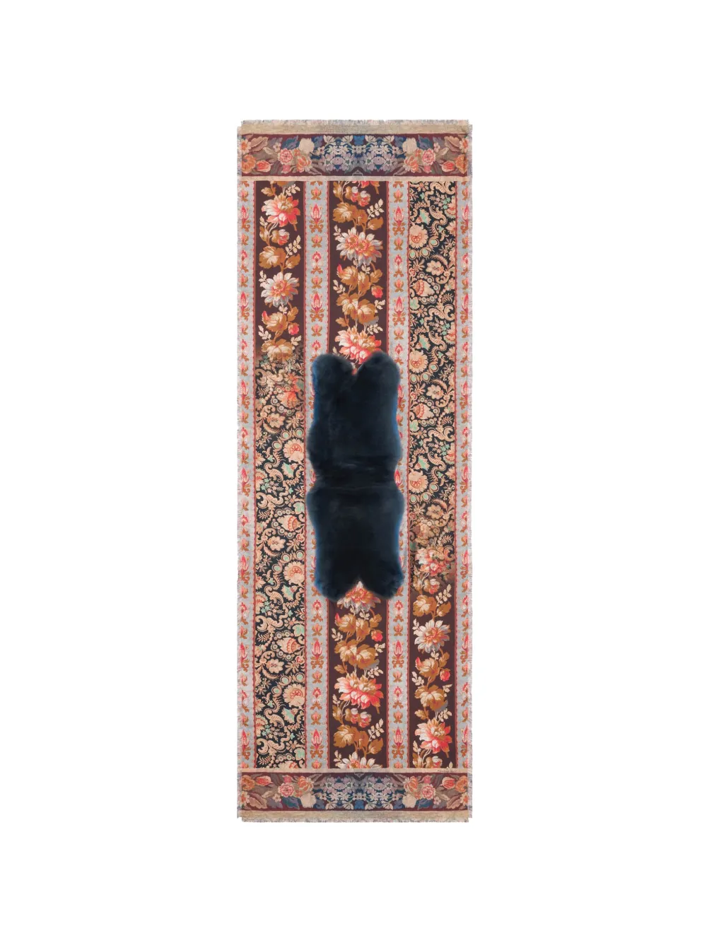 Pierre-Louis Mascia Foulard Fanory in seta - Marrone