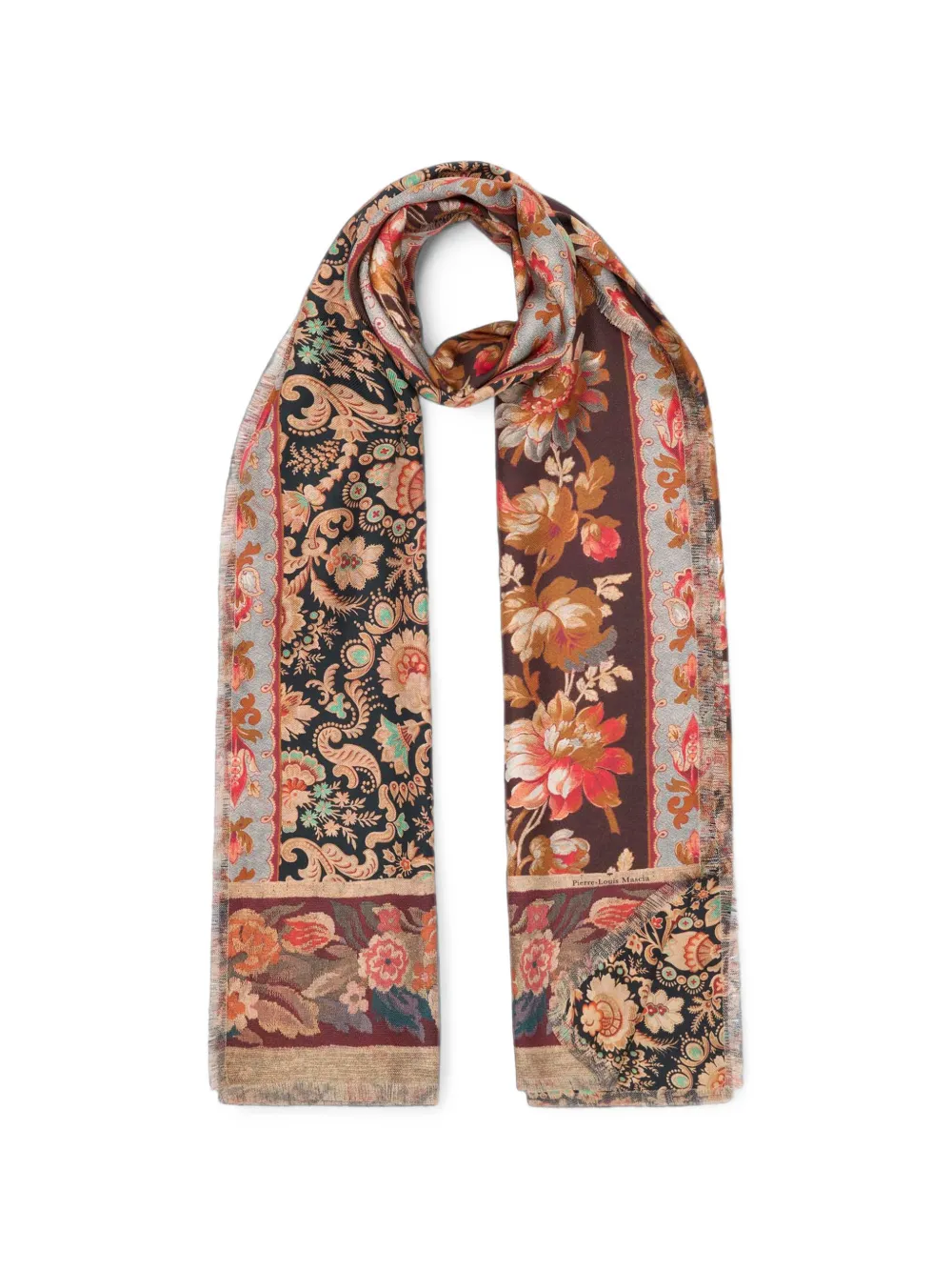 Pierre-Louis Mascia Fancy silk scarf - Schwarz