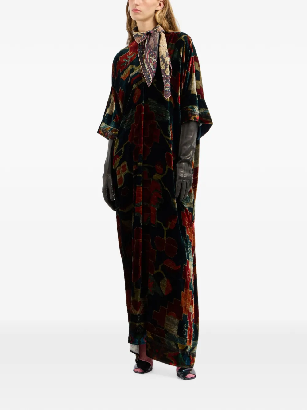 Pierre-Louis Mascia Kanada maxi-jurk Rood