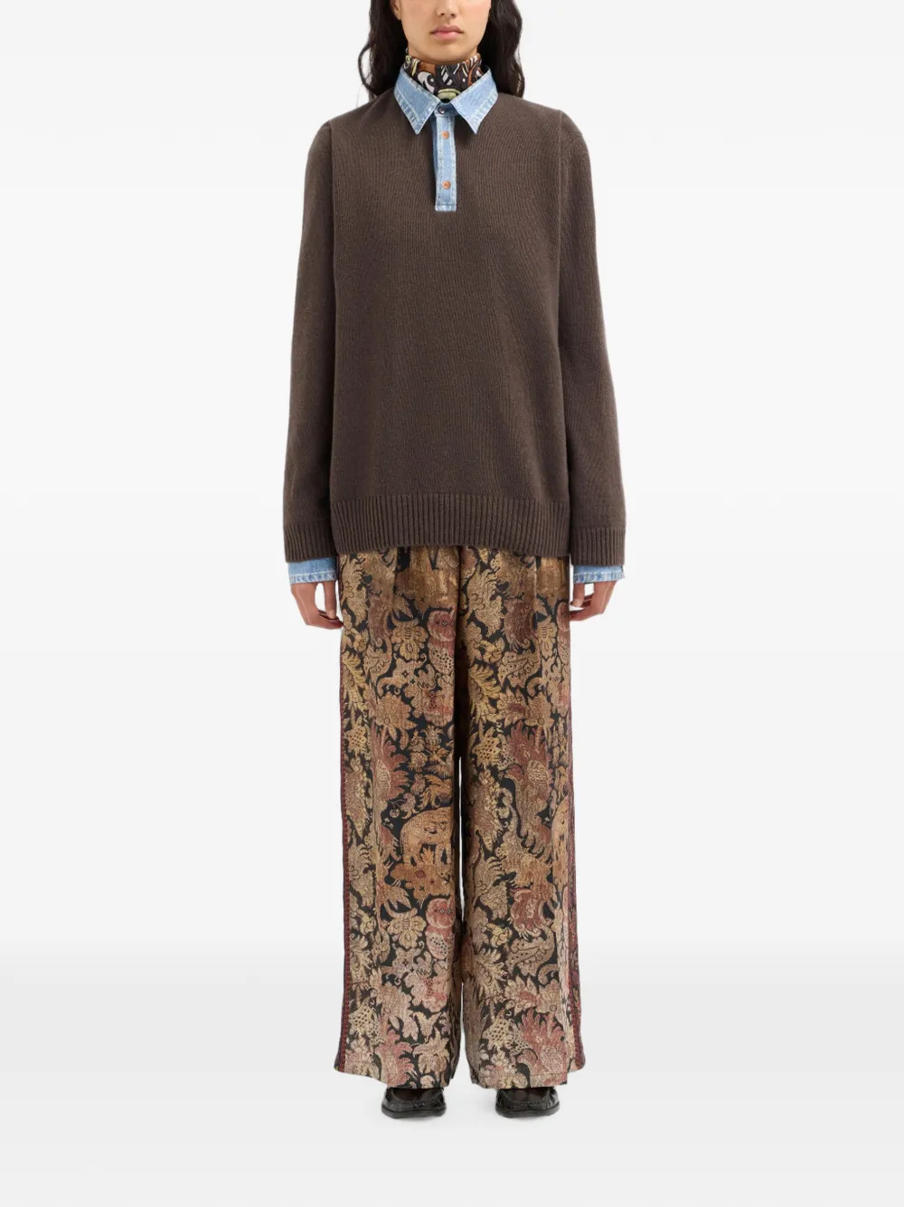 Pierre-Louis Mascia Tricot trui Bruin