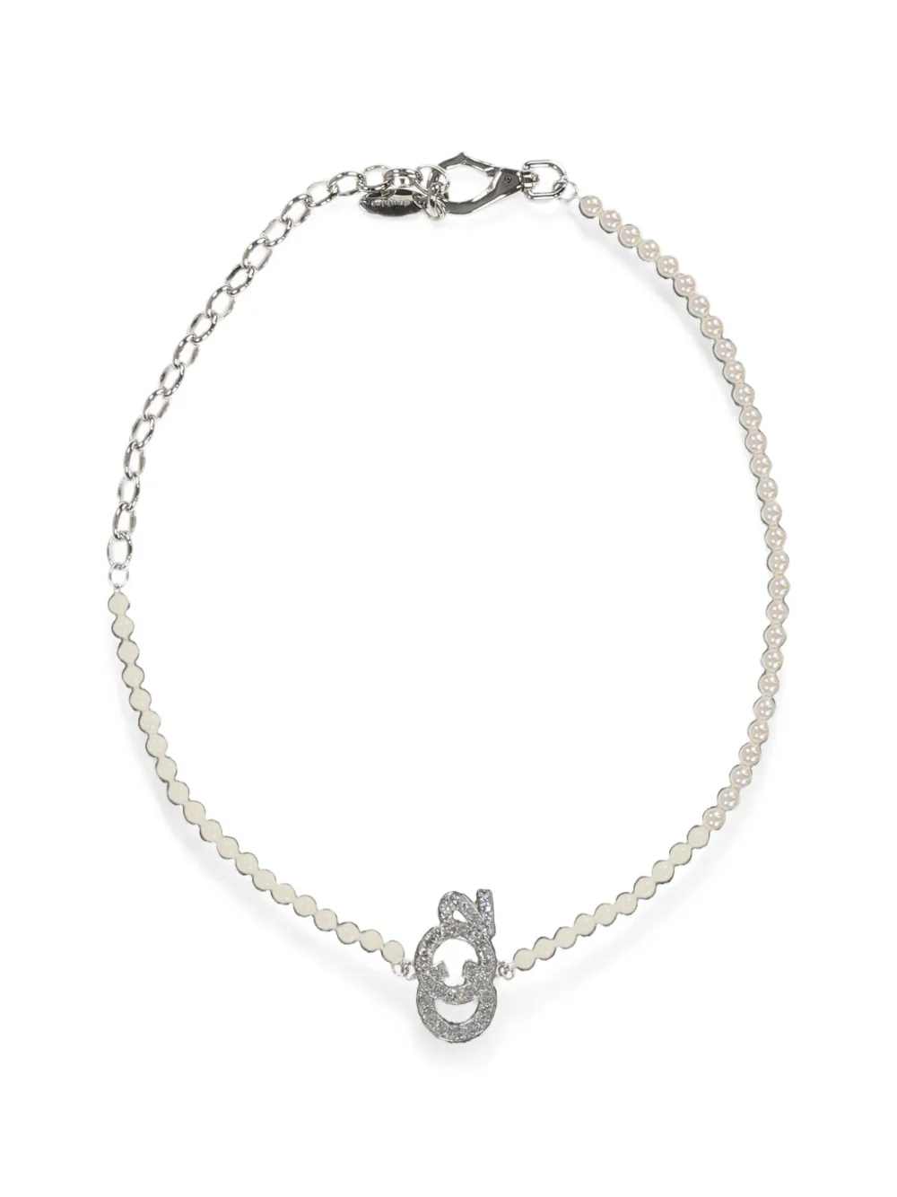 Doublet Air Carbon necklace - Silber