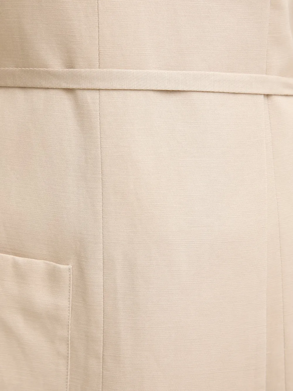 Sisley Blazer met ceintuur Beige