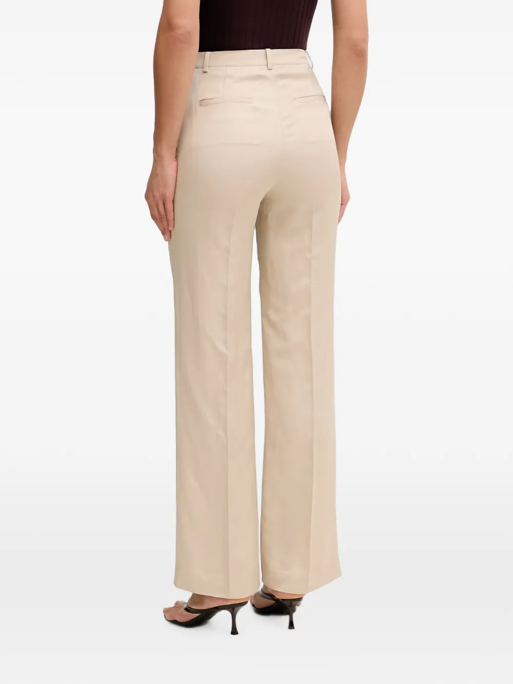 Sisley Straight plooibroek Beige