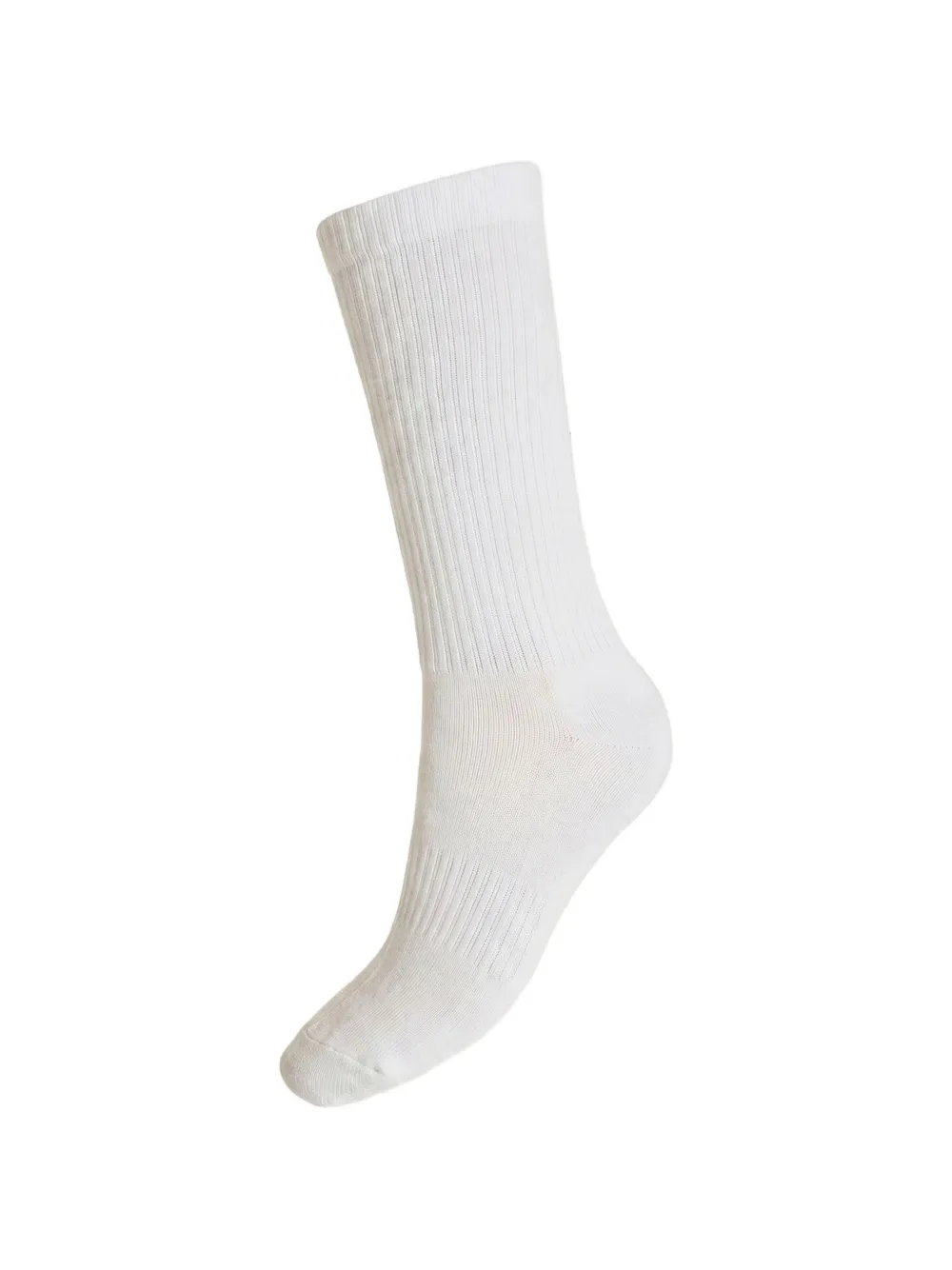 Wolford Ribgebreide sokken met logodetail Wit