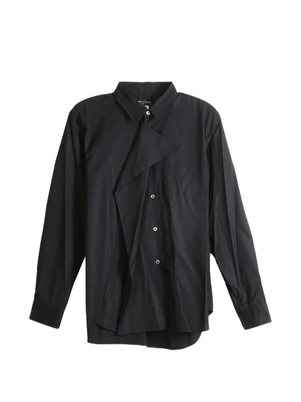 Comme des Garçons Homme Plus Deconstructed asymmetric draped shirt
