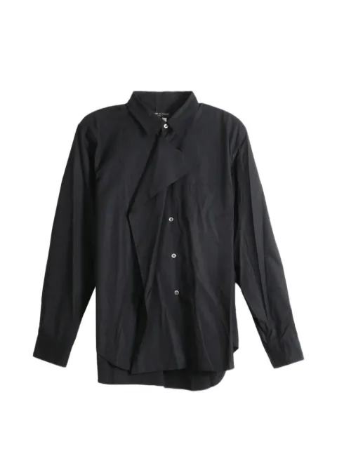 Comme des Garçons Homme Plus Deconstructed asymmetric draped shirt