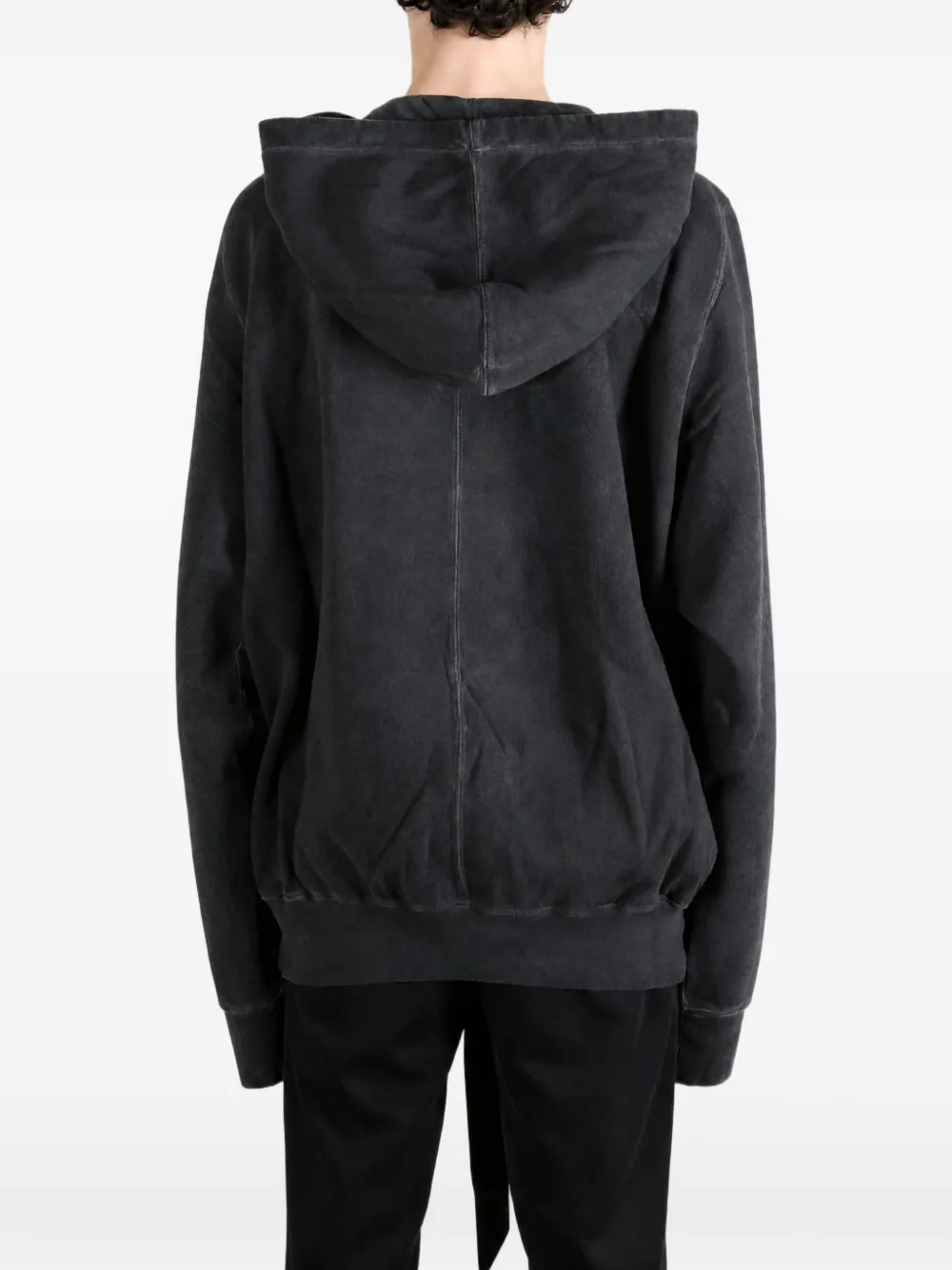 Rick Owens DRKSHDW drawstring hoodie Zwart