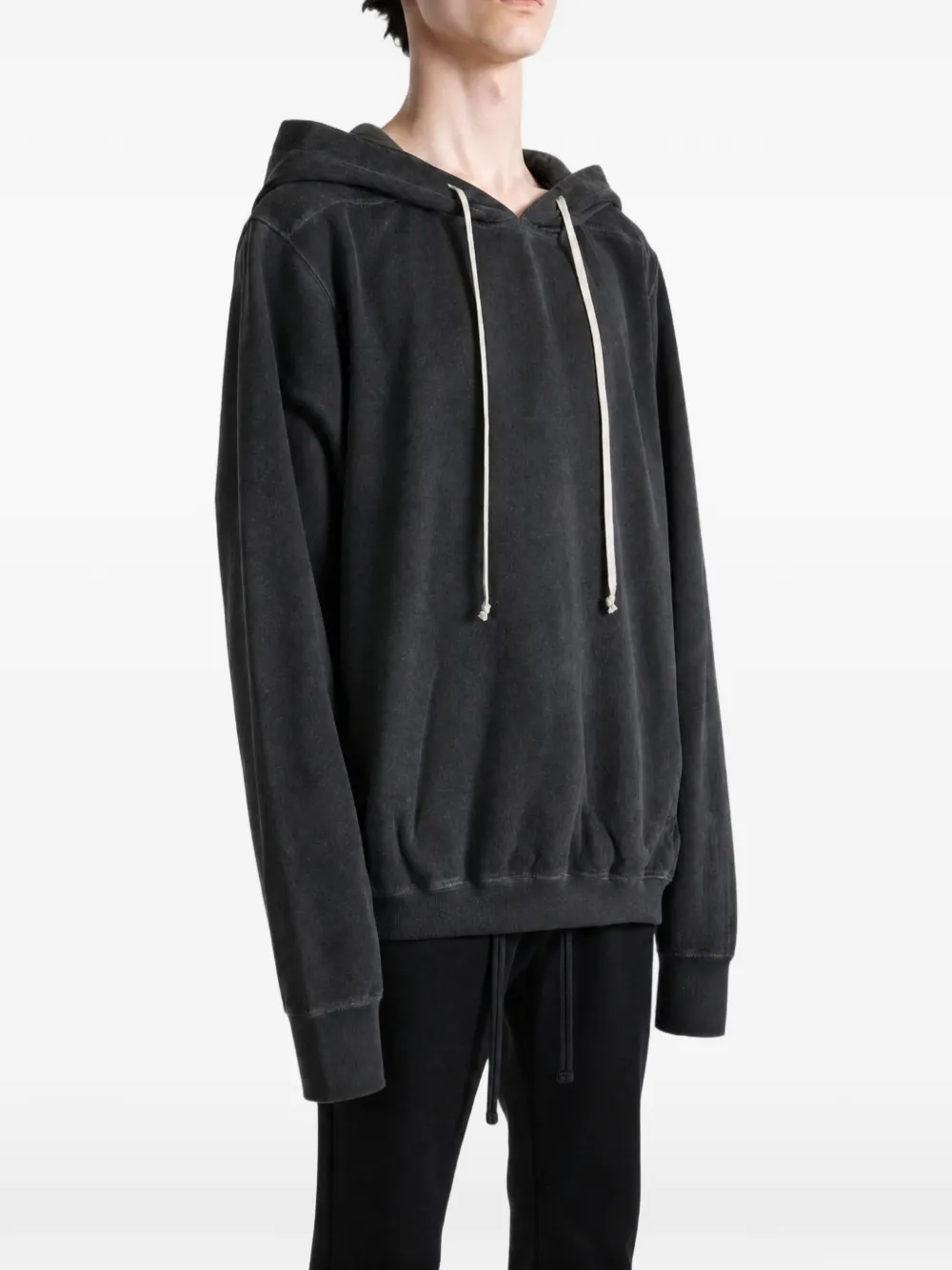 Rick Owens DRKSHDW drawstring hoodie Zwart