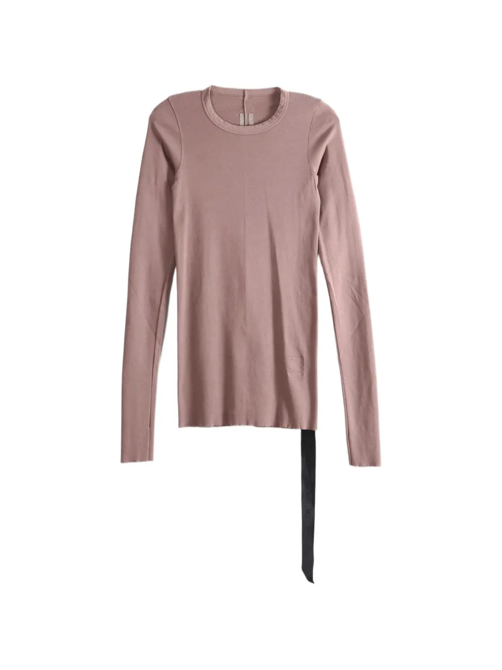 Rick Owens DRKSHDW ribbed-knit long-sleeve T-shirt - Marrone