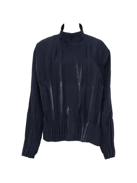 Issey Miyake Men pleated-design jacket