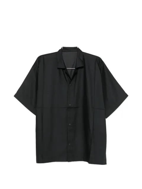 Issey Miyake Men short-sleeve notched-collar shirt