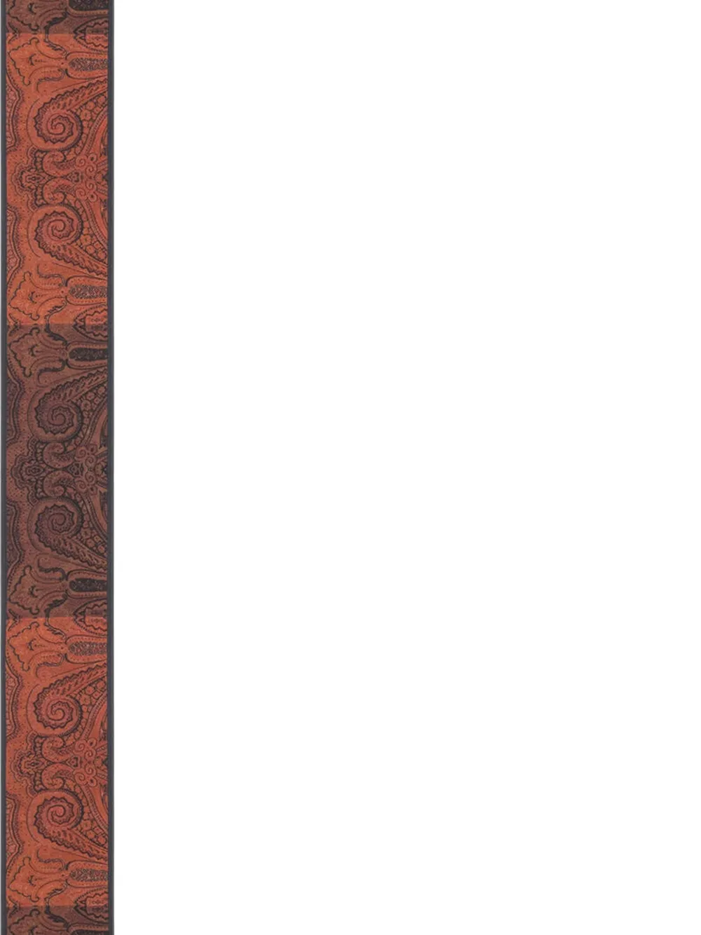 Pierre-Louis Mascia Aloewuf sjaal met paisley-print en franje Bruin