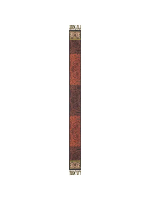 Pierre-Louis Mascia Aloewuf paisley floral-print fringed scarf