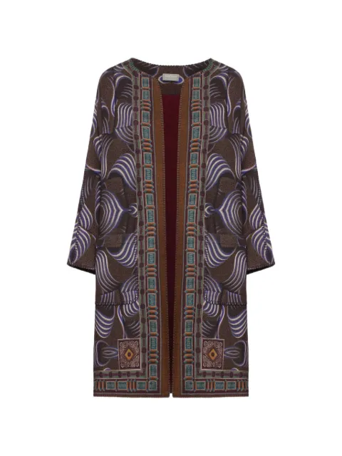 Pierre-Louis Mascia Pancake geometric-print kimono