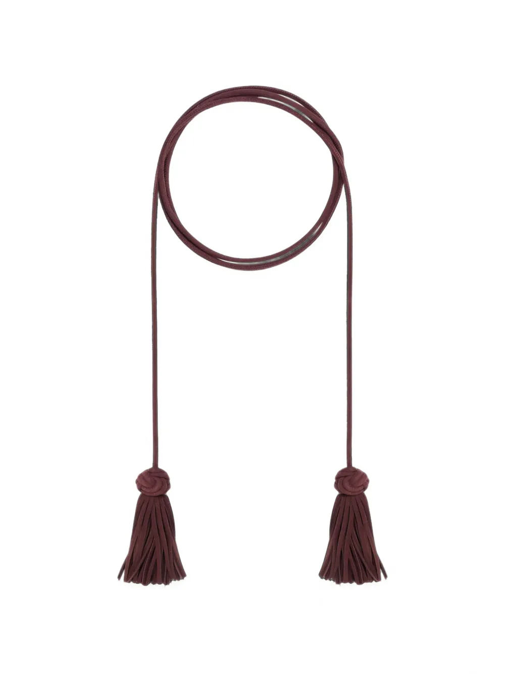 Pierre-Louis Mascia Plmbelt tassel-accented rope belt - Marrone