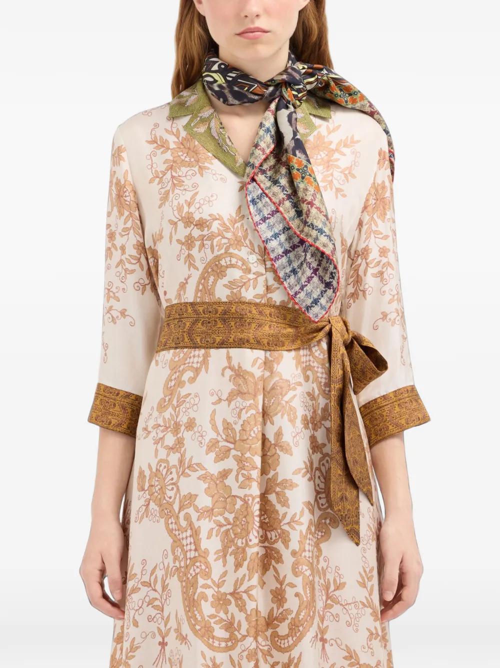Pierre-Louis Mascia Cialda bandana sjaal Beige