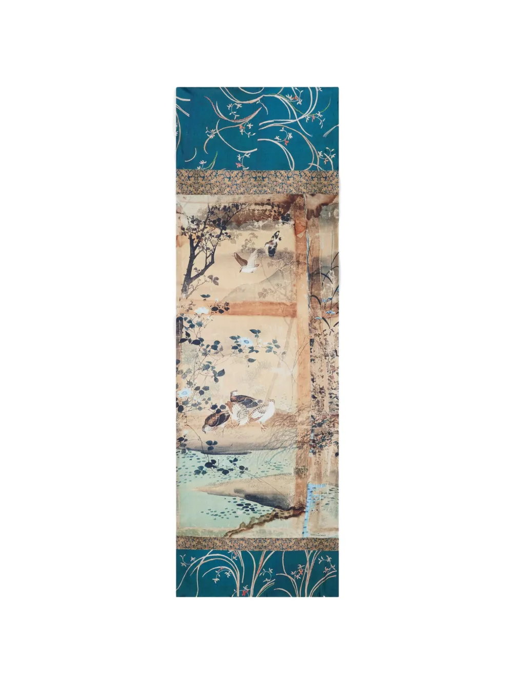 Pierre-Louis Mascia Aloewon silk scarf - Toni neutri