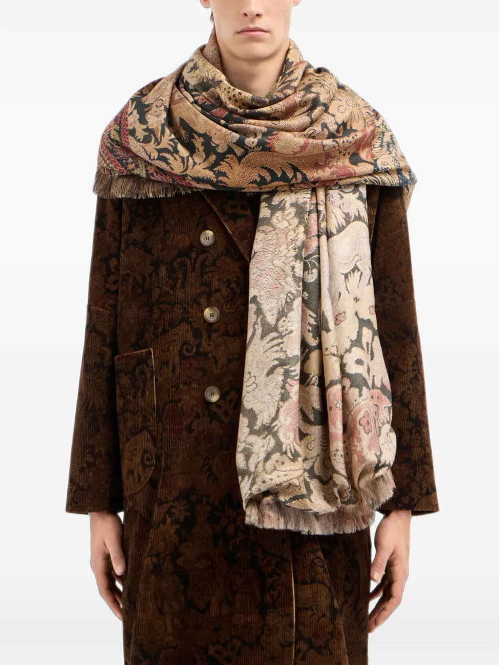 Pierre-Louis Mascia Alopie sjaal Beige