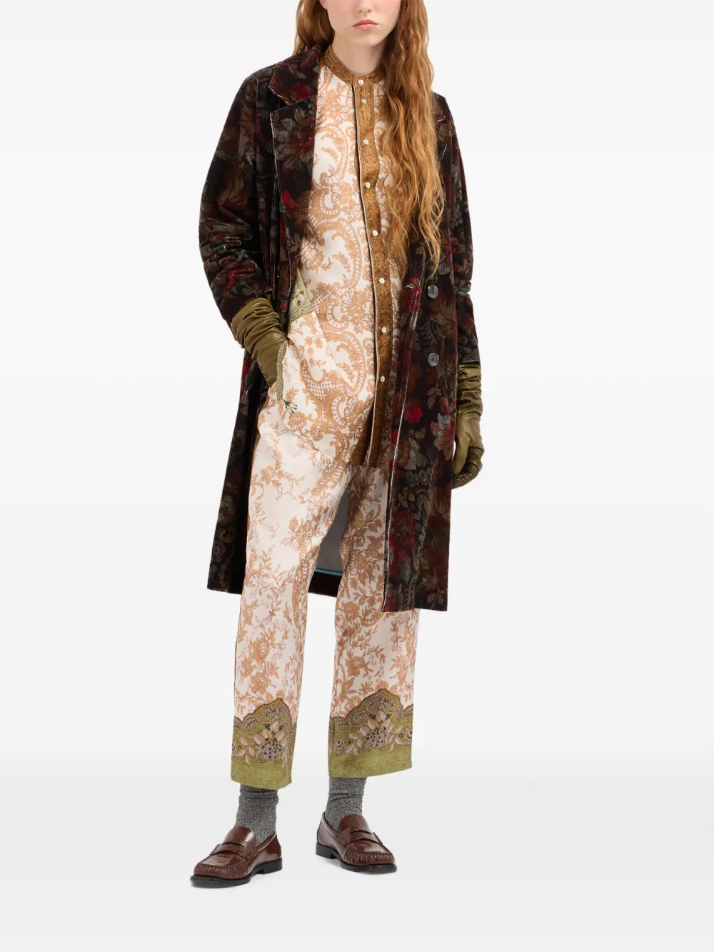 Pierre-Louis Mascia Aloe zijden shirt Beige