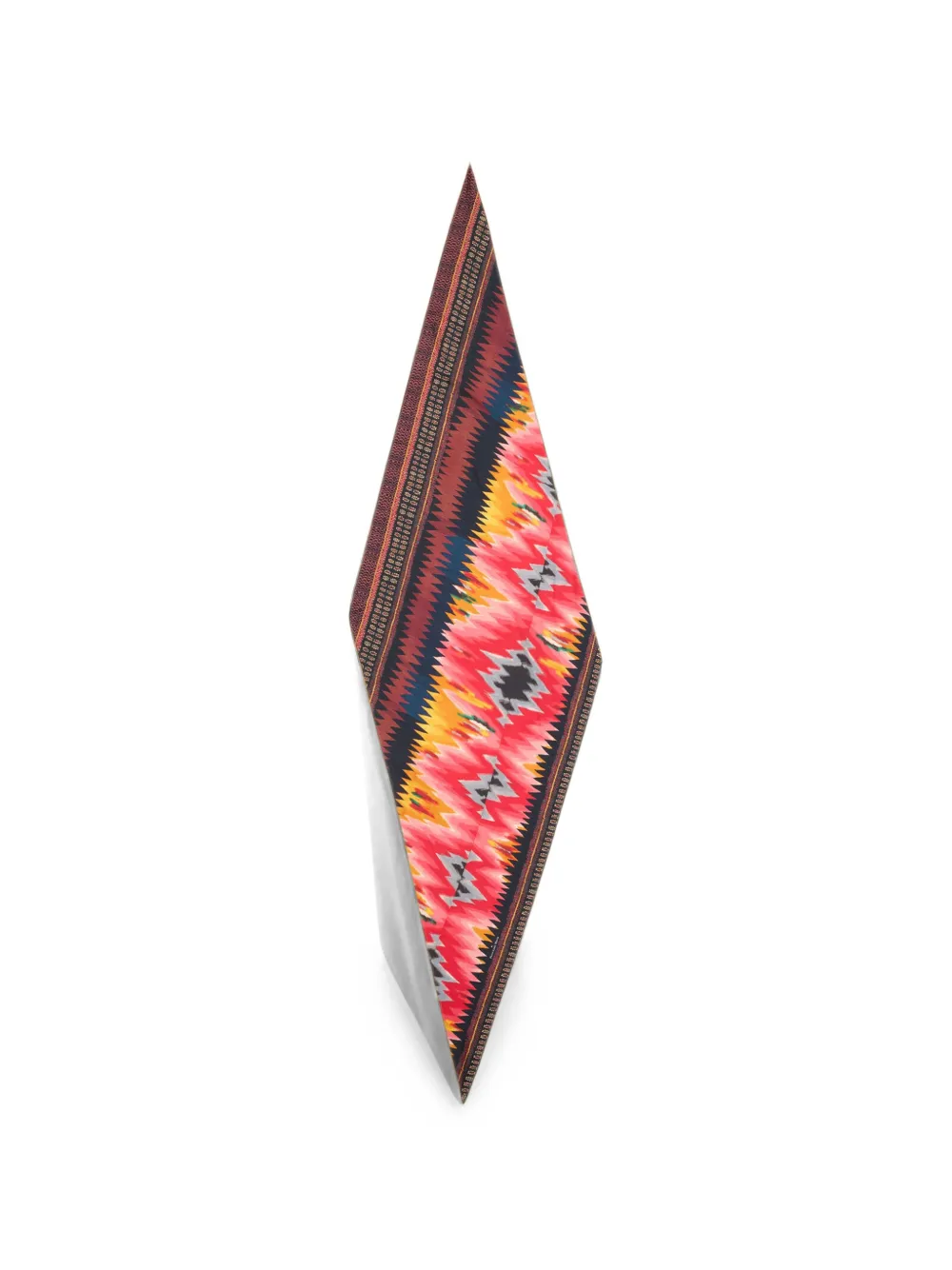 Pierre-Louis Mascia Aloeuw sjaal met geometrisch patroon Blauw