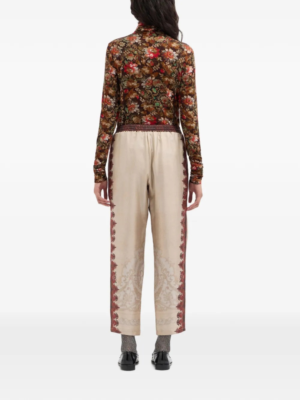 Pierre-Louis Mascia Aloe straight broek Beige