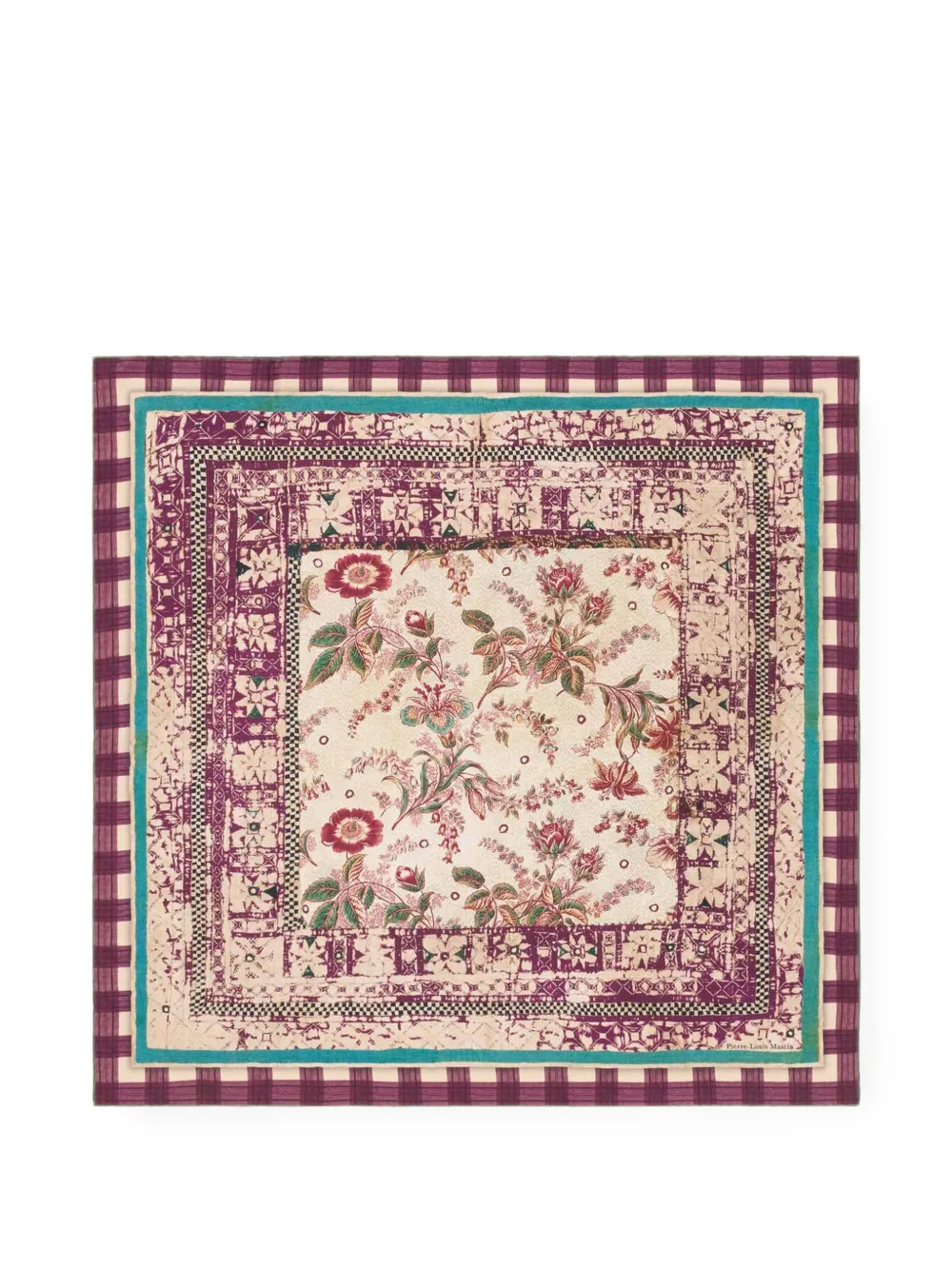 Pierre-Louis Mascia Aloeuw bandana sjaal Beige