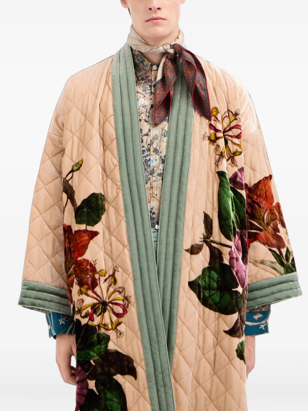 Pierre-Louis Mascia Aloeuw bandana sjaal Beige