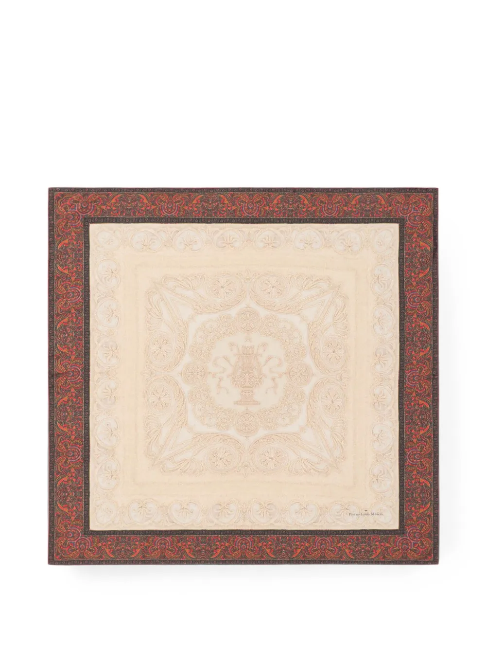 Pierre-Louis Mascia Foulard Aloeuw in seta - Toni neutri
