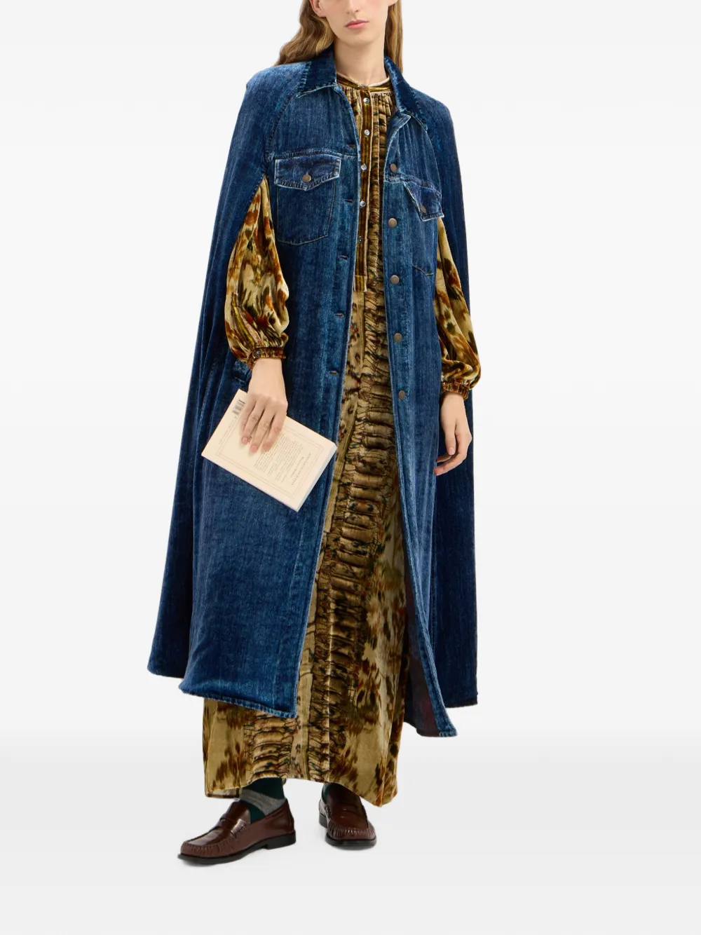 Pierre-Louis Mascia Dink blousejurk met ruches Geel