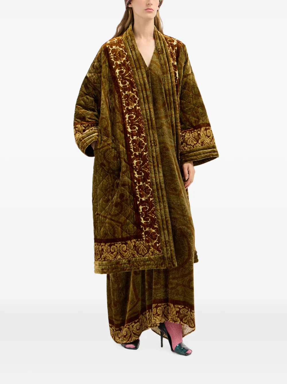 Pierre-Louis Mascia Kandox kimono Groen