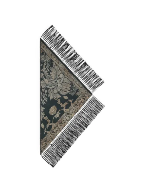 Pierre-Louis Mascia Pancake floral-print fringed scarf