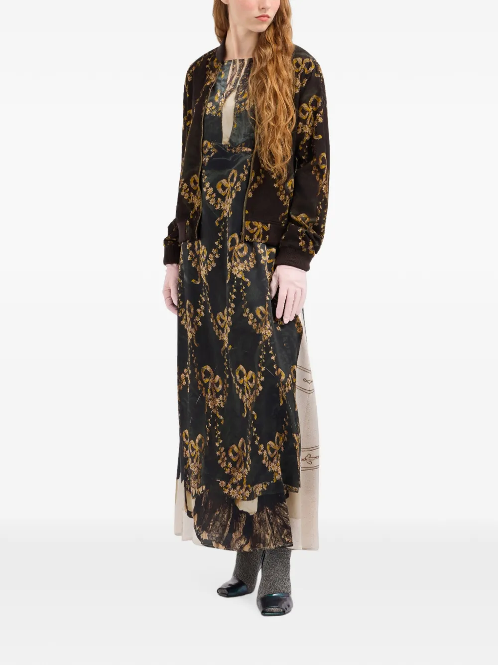 Pierre-Louis Mascia Mutka maxi-jurk Zwart