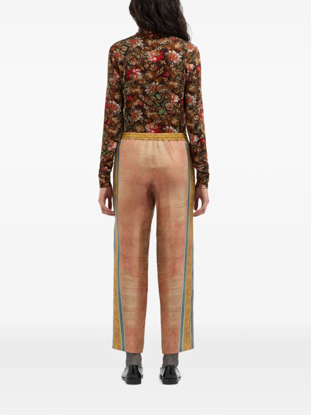 Pierre-Louis Mascia Aloe straight broek Beige