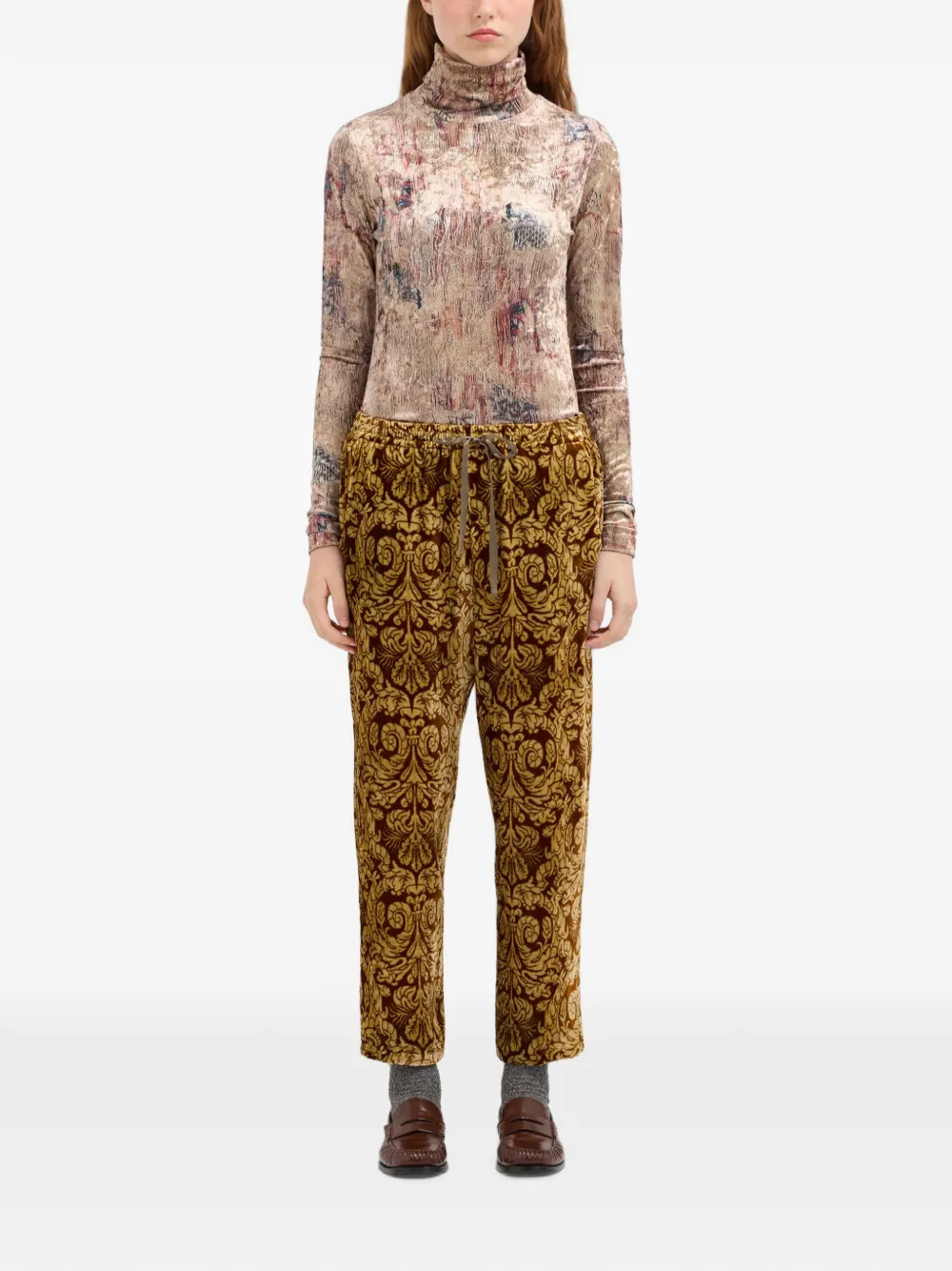 Pierre-Louis Mascia Kanada straight broek Bruin