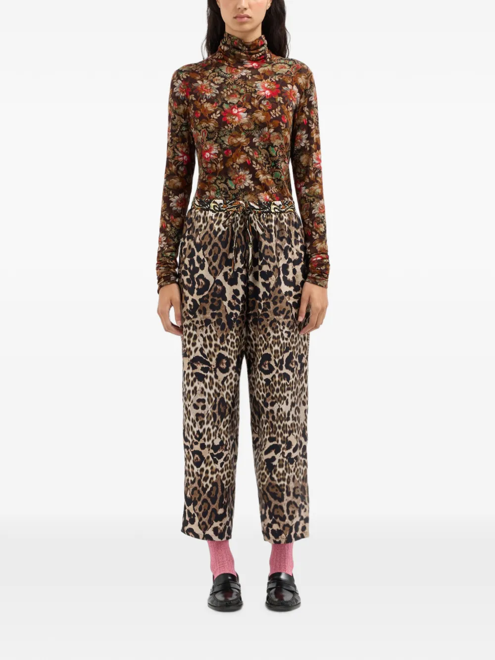 Pierre-Louis Mascia Aloe straight broek Beige