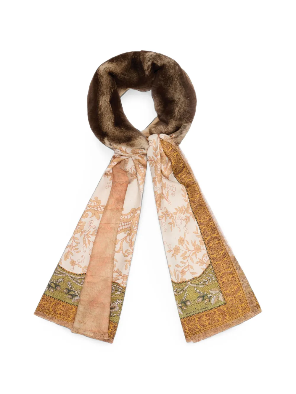 Pierre-Louis Mascia Fanory scarf - Nude