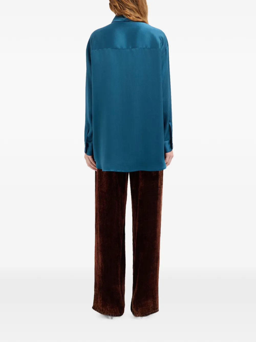 Pierre-Louis Mascia Mutka shirt Blauw