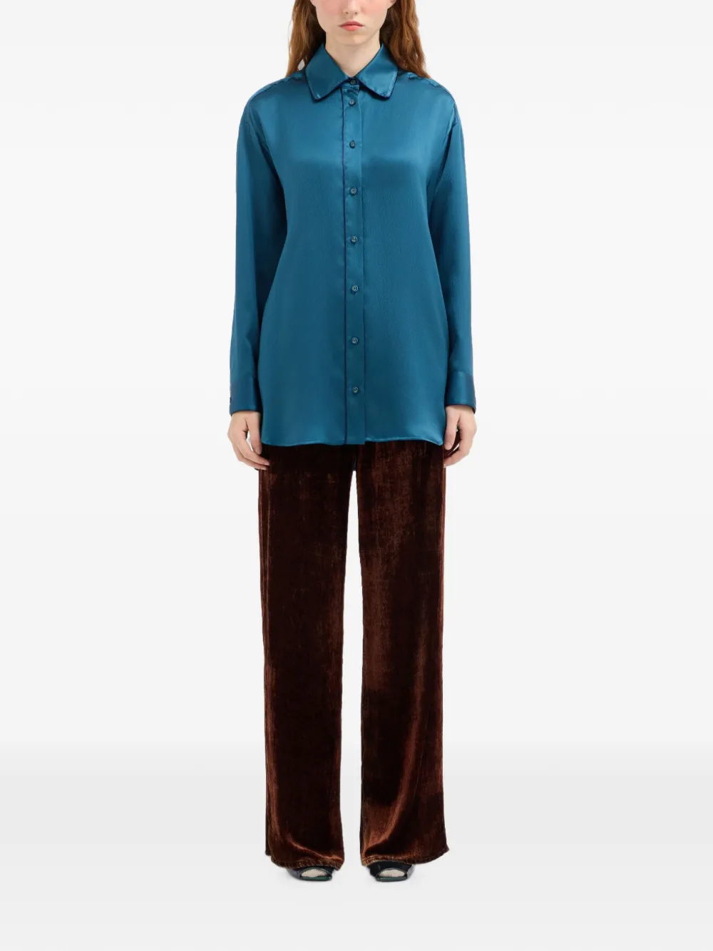 Pierre-Louis Mascia Mutka shirt Blauw