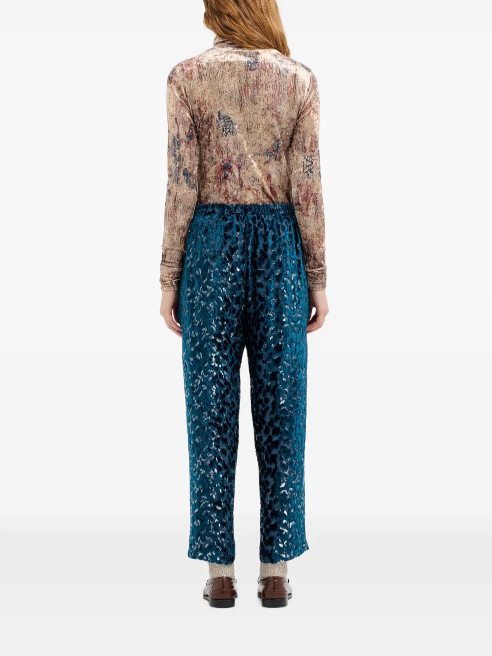 Pierre-Louis Mascia Vepelwon straight broek Blauw