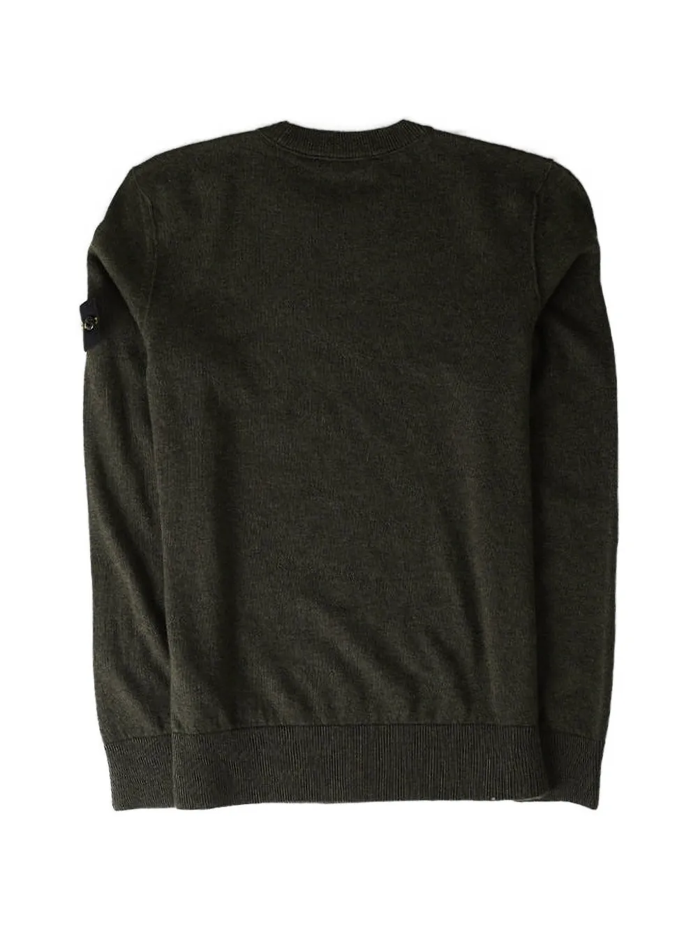Stone Island Wollen trui met Compass-detail Groen