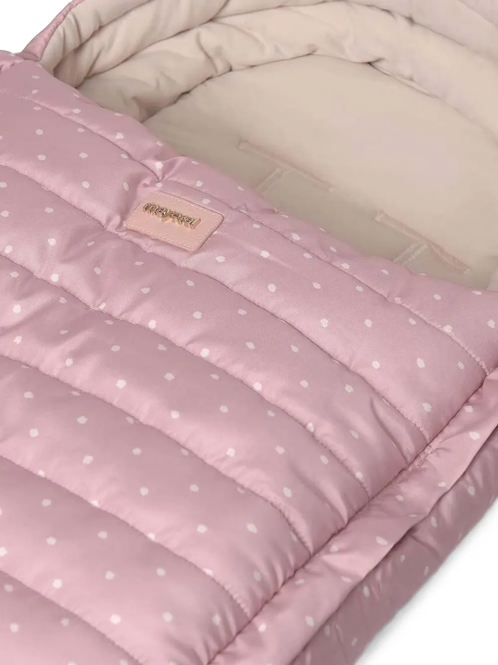 Mayoral Gewatteerd babynestje met stippen Roze