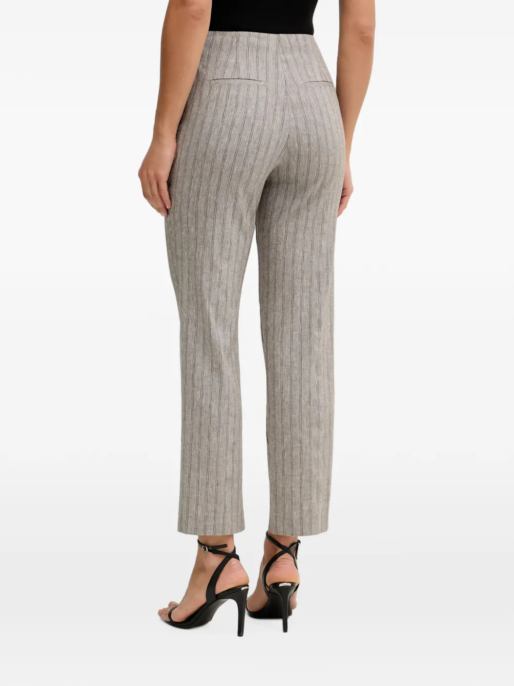 Sisley Broek met krijtstreep Beige