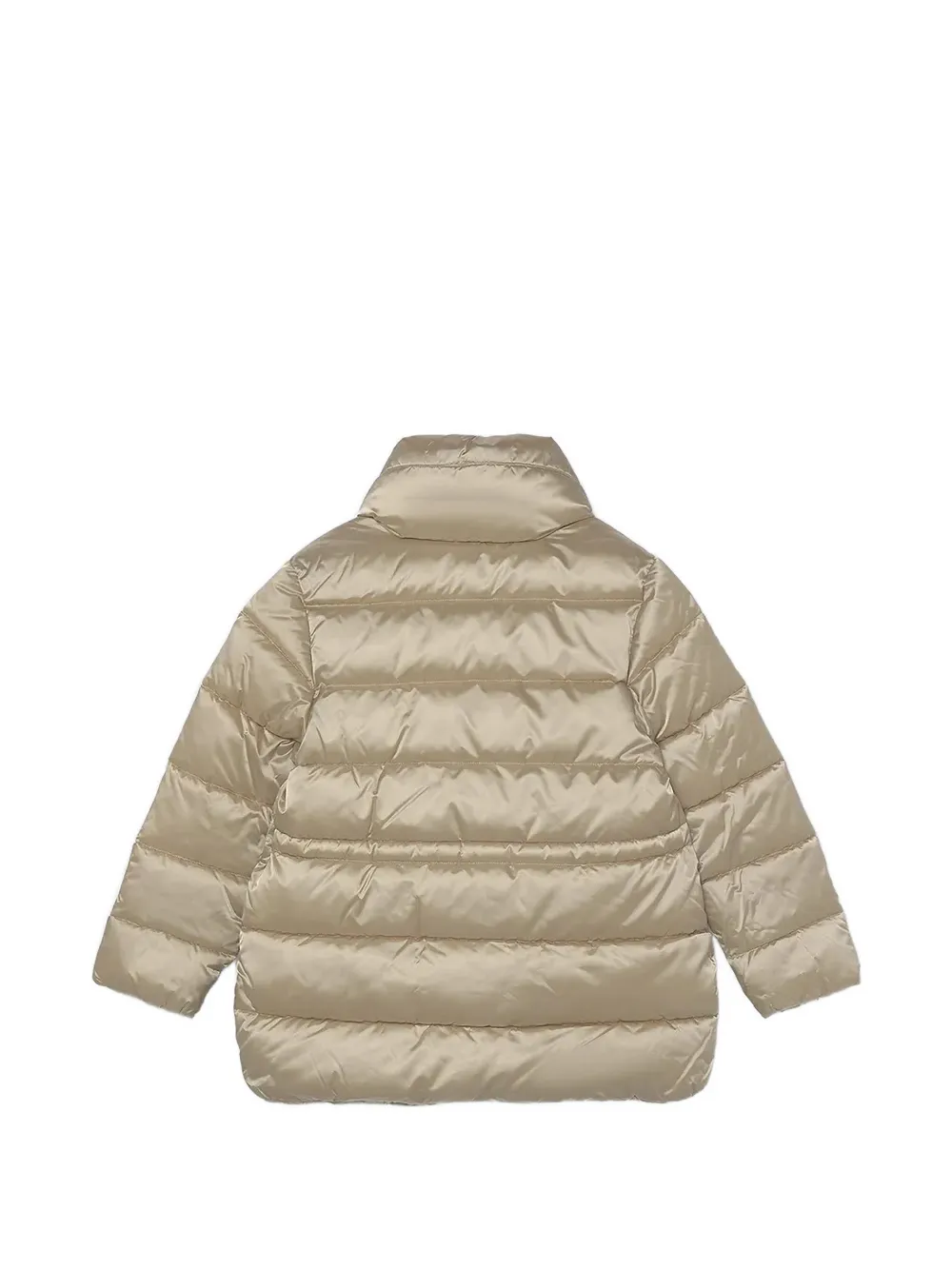 Mayoral quilted high-neck coat Beige
