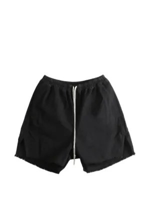 Rick Owens レザーショートパンツ | ブラック | FARFETCH JP